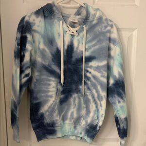 Tie-Dye Hooded Sweater